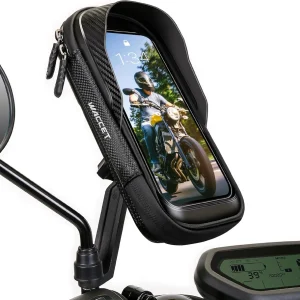 Motorcycle Phone Mount Waterproof 360° Rotatable Motorbike Phone Holder W/ Touch