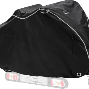 300D Waterproof Bike Cover For Travel Rack Transport 1 To 3 Bikes Lock Holes- XL