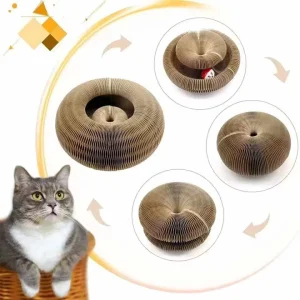 Kitty Kurlz Cat Toy Interactive Spiral Spring Toy for Cats & Kittens Fun Play Ex