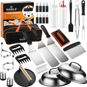 38PCS Griddle Accessories Kit Professional BBQ Tools Set For Ourdoor Cooking