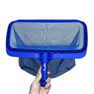 Pool Leaf Rake Large Capacity Deep Bag Pool Skimmer Net with Detachable Handle